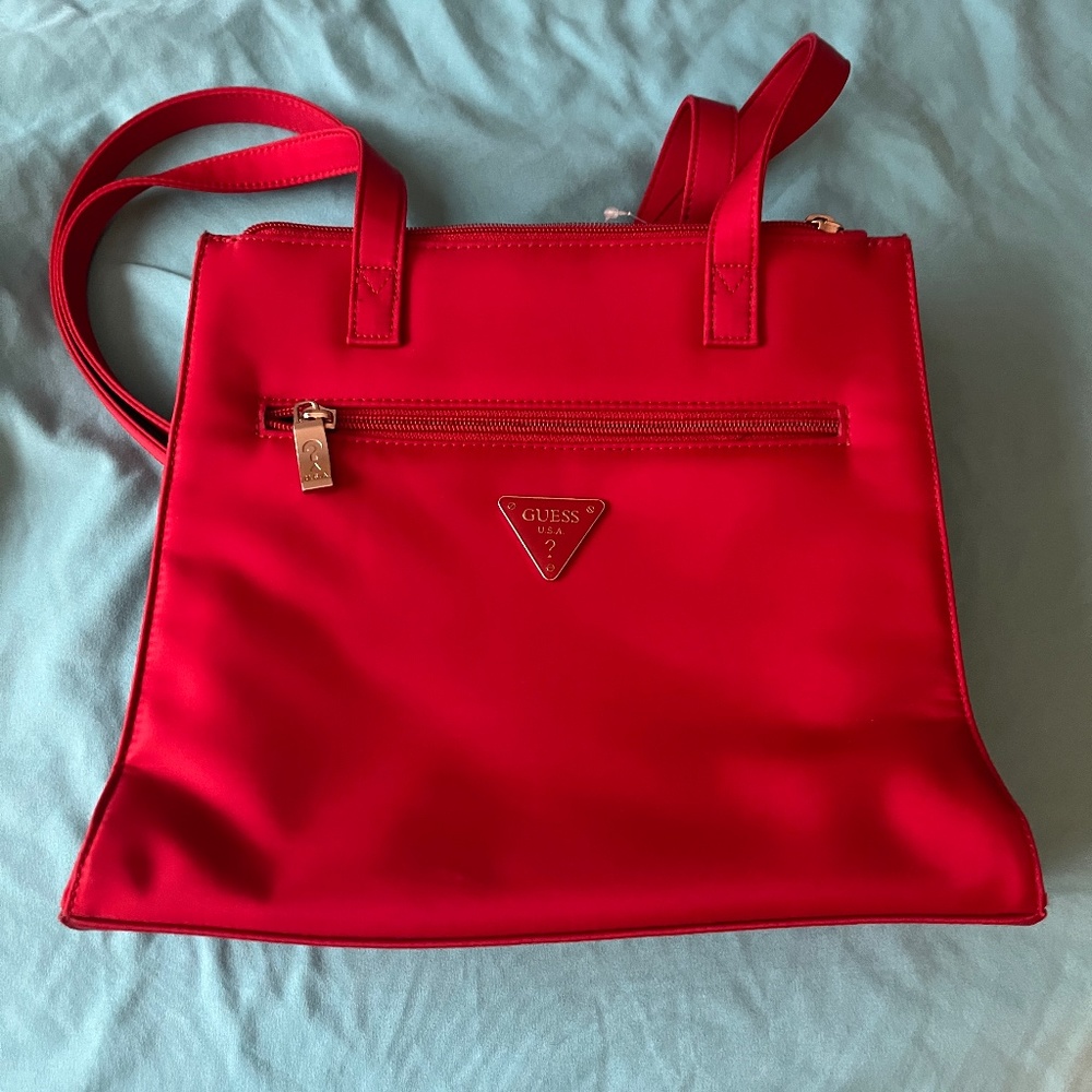 NEW Red Guess shoulder bag
